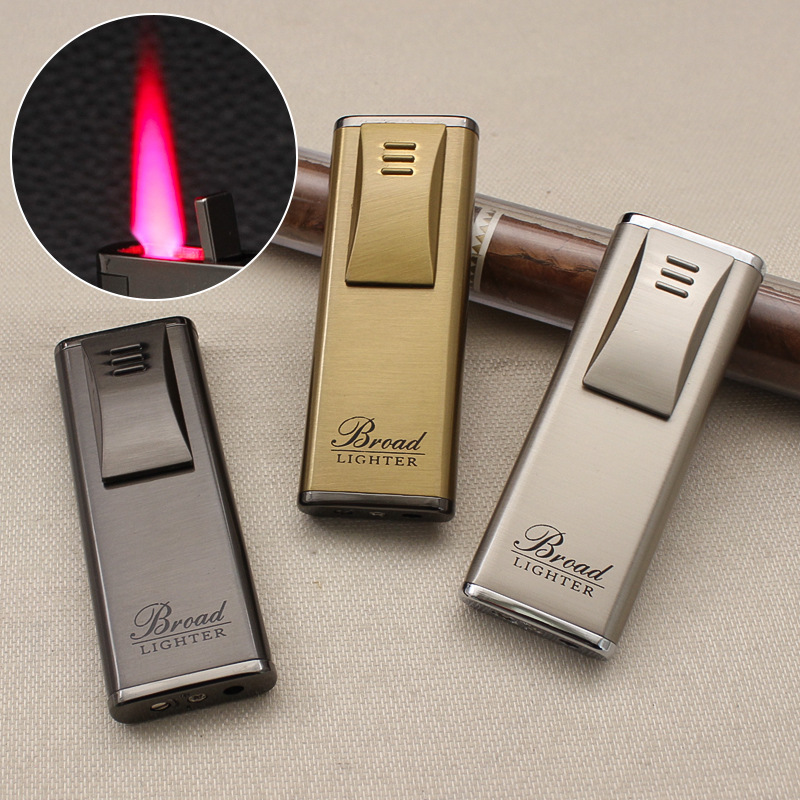 Bật Lửa Khò Trượt Broad Lighter BD270 Lửa Khò Đỏ Chắn Gió - Xài Gas