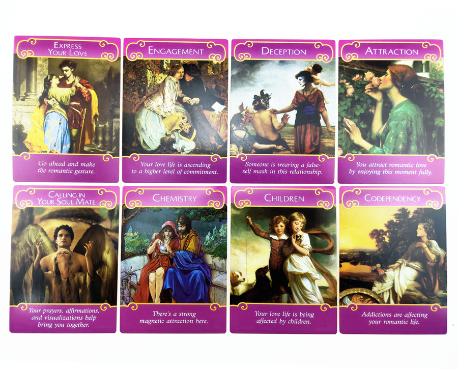Bộ Bài Bói Tarot Romance Angels Oracle Cards Cao Cấp