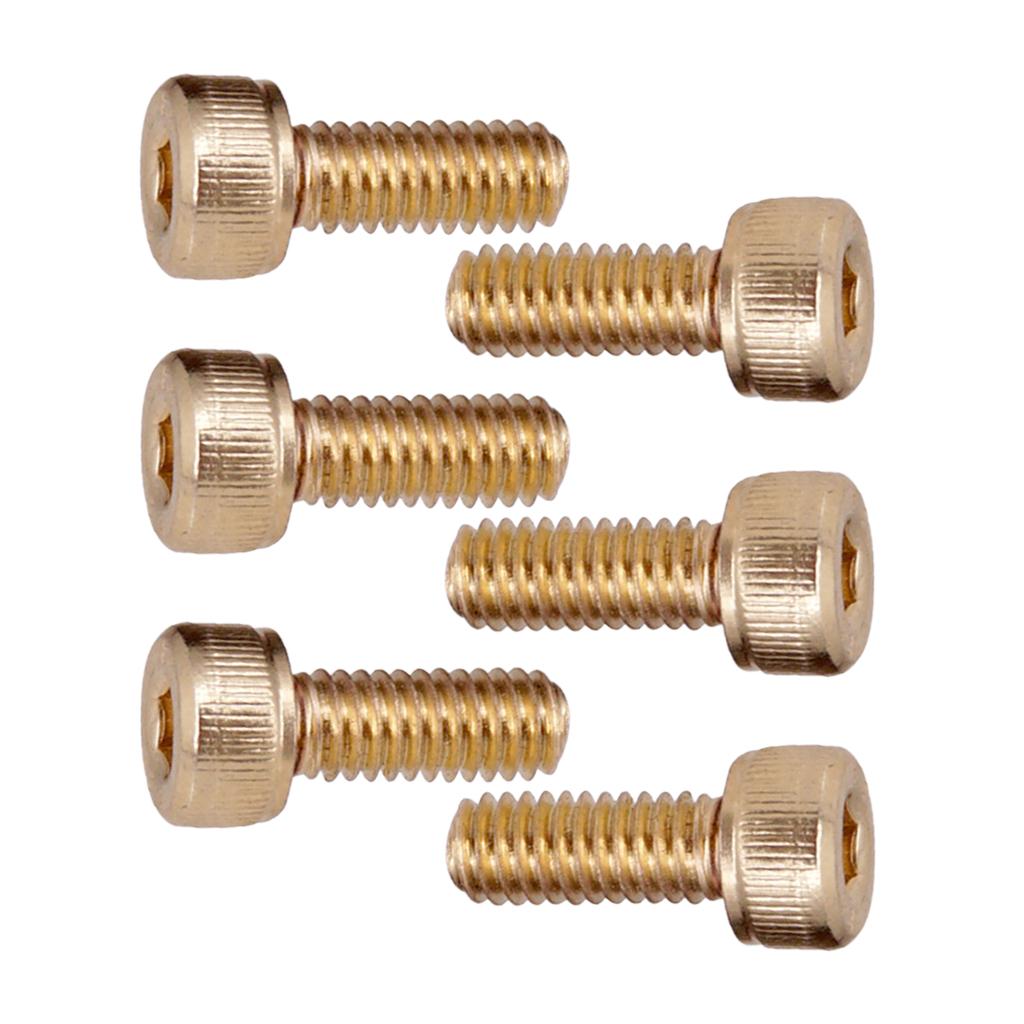 6 Miếng đàn Guitar điện Khóa Dây Nut Kẹp Lục Giác ốc Vít M4