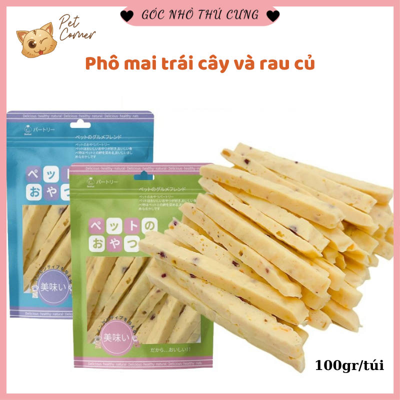 Bánh thưởng phô mai béo ngậy, giàu dinh dưỡng cho thú cưng