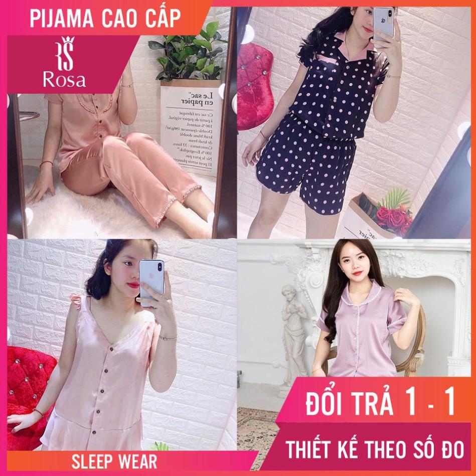 - Album Set Pijama Lụa Satin Ngắn Tay