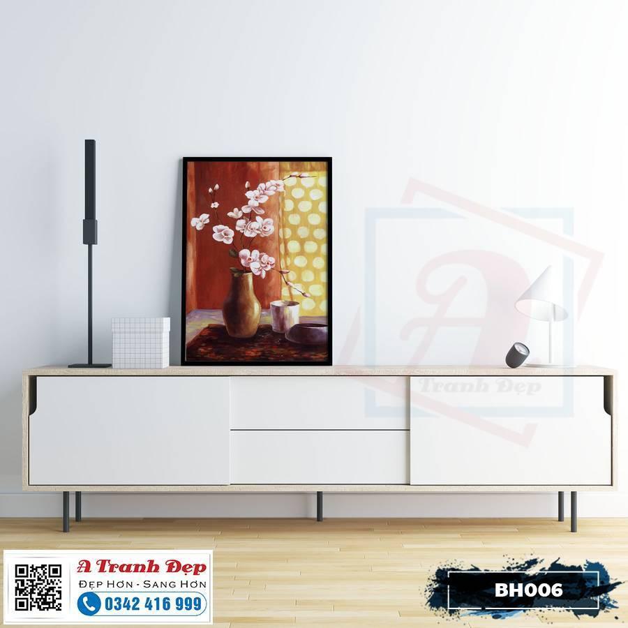 Tranh Canvas bình hoa nghệ thuật - BH006