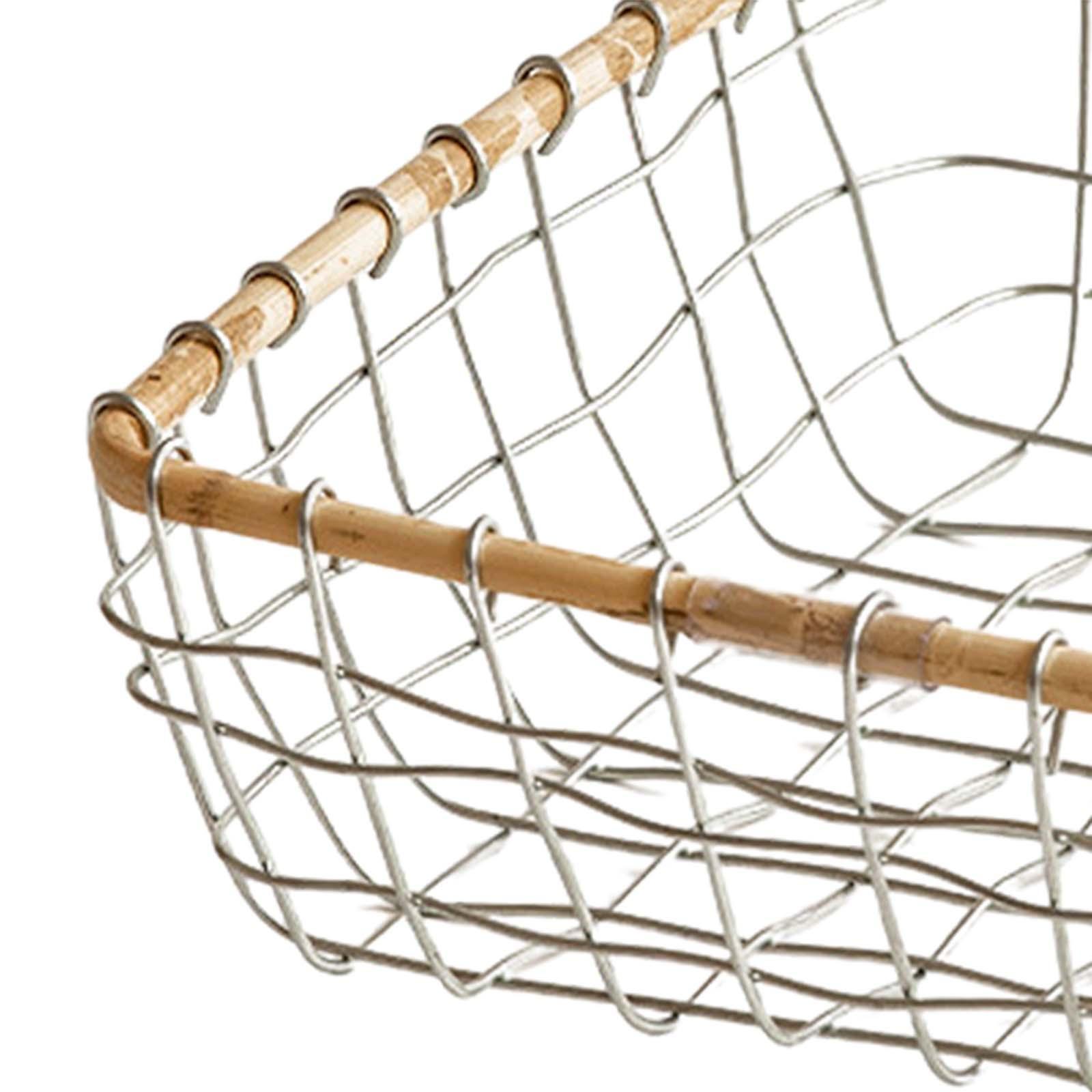 Fruit Basket Wire Basket Desk Creative Countertop Chicken Egg Storage Basket