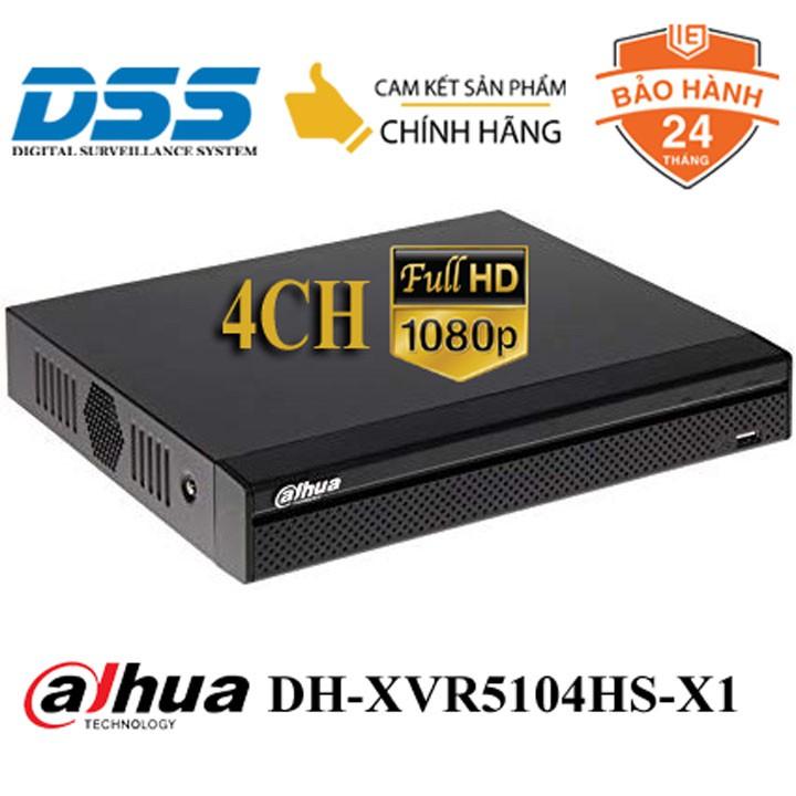 Đầu ghi hình camera 4 kênh Full HD 1080P - 4KN Dahua DH-XVR5104HS-X1 Hàng Chính Hãng