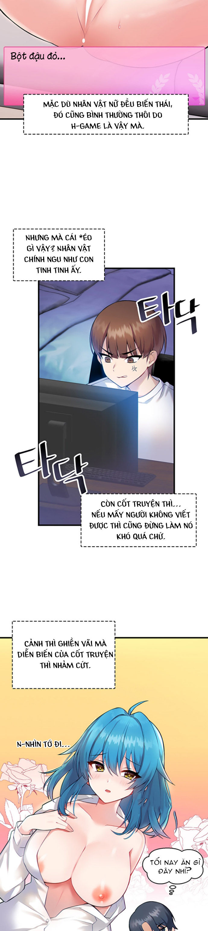 làm reviewer tôi trở thành main của game 18+ lúc nào không hay chapter 1.1 4