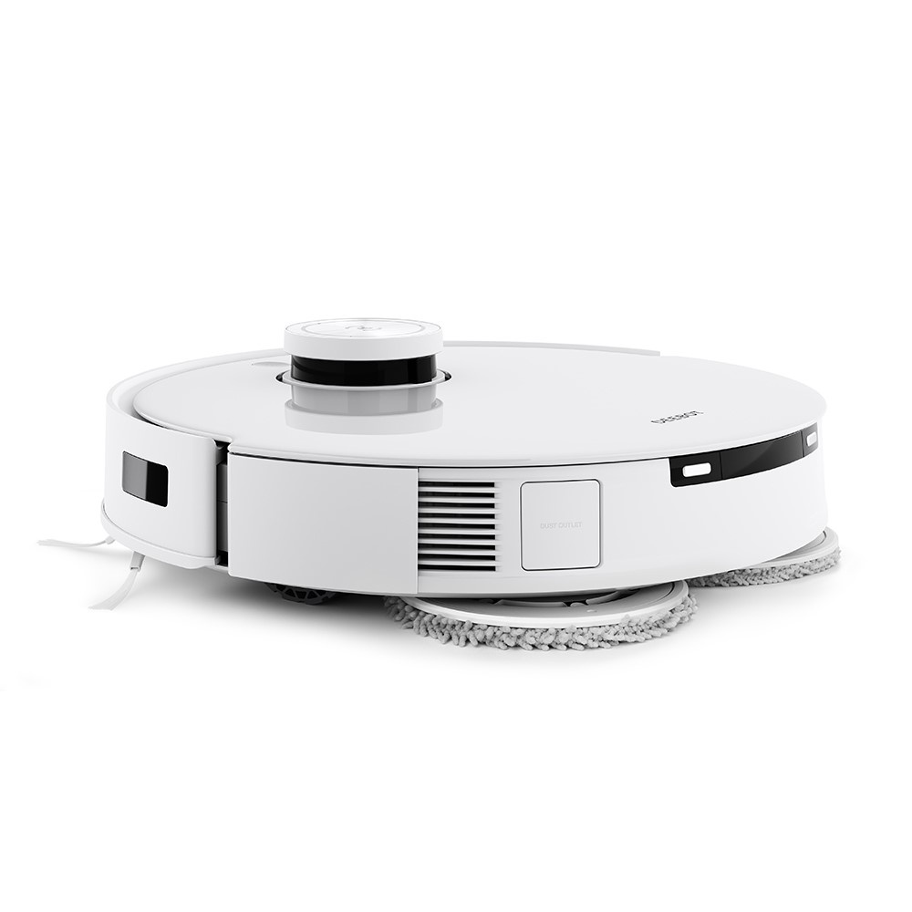 Robot hút bụi lau nhà Ecovacs Deebot T10 TURBO - Trắng Bản Quốc tế - App Tiếng Việt, Trợ lý ảo Yiko, hàng nhập khẩu chính hãng full VAT, bảo hành chính hãng 24 tháng bởi Vietnam Robotics