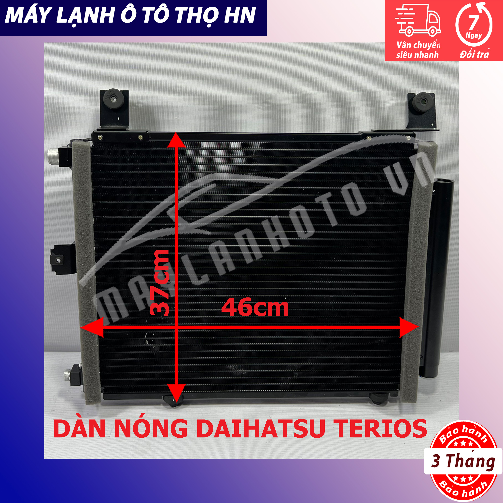 Dàn (giàn) nóng Daihatsu Terios Hàng xịn Thái Lan (hàng chính hãng nhập khẩu trực tiếp)