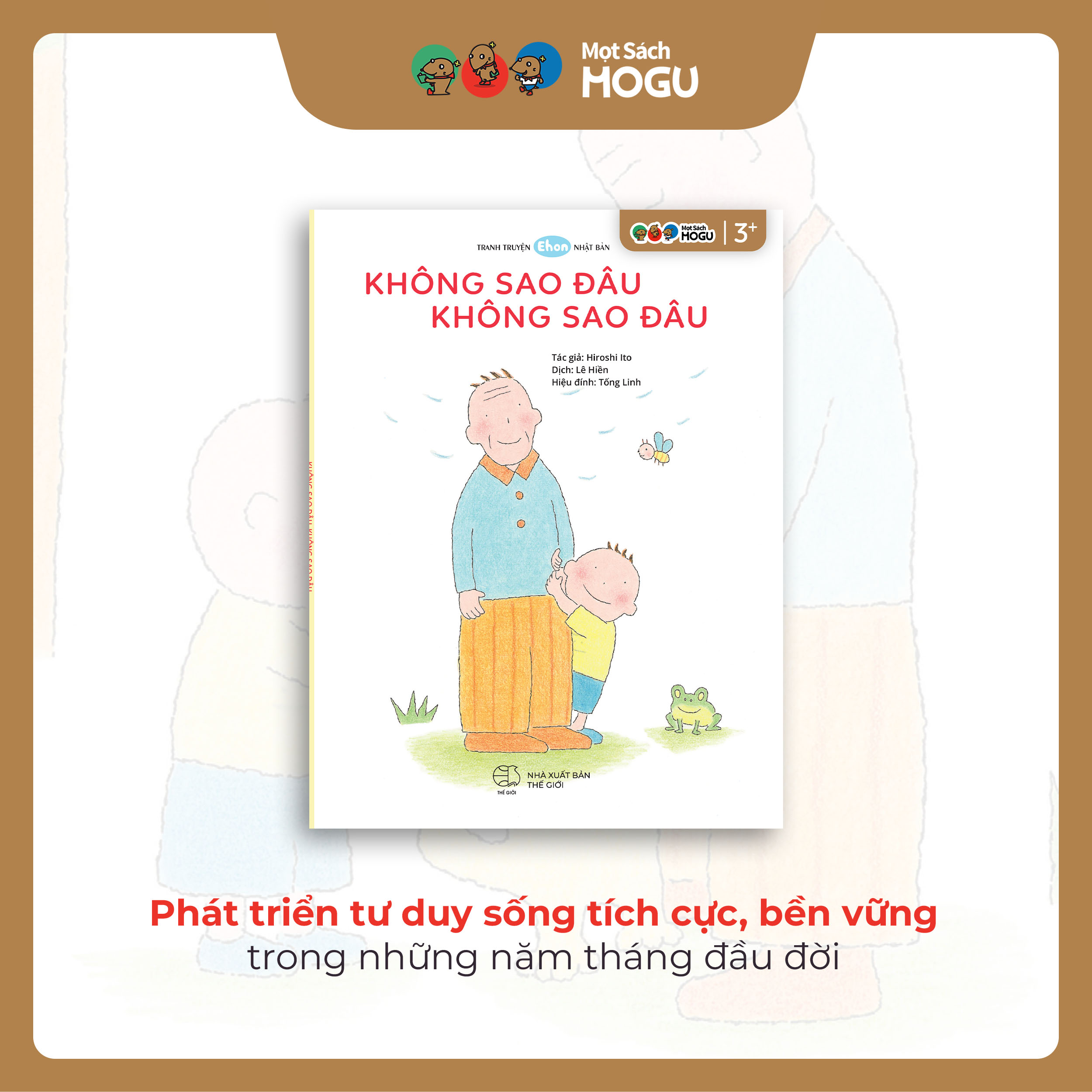 Truyện Ehon bé 3-4-5 tuổi - Không sao đâu, không sao đâu