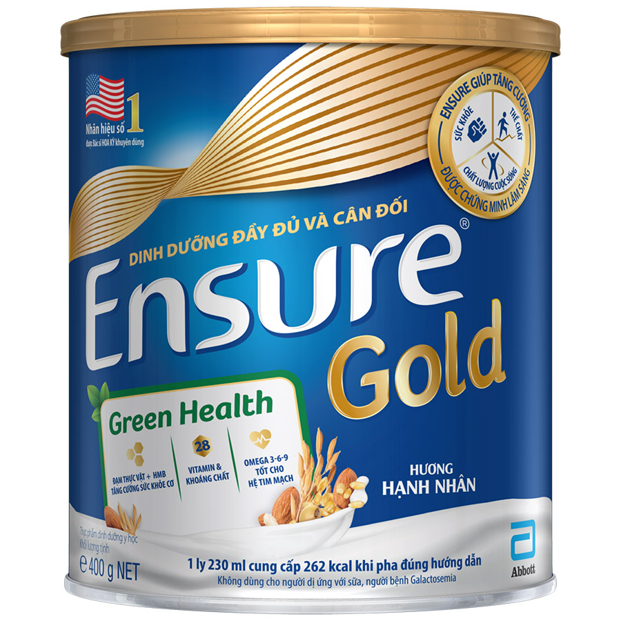 Sữa Ensure Gold Đạm thực vật 400g