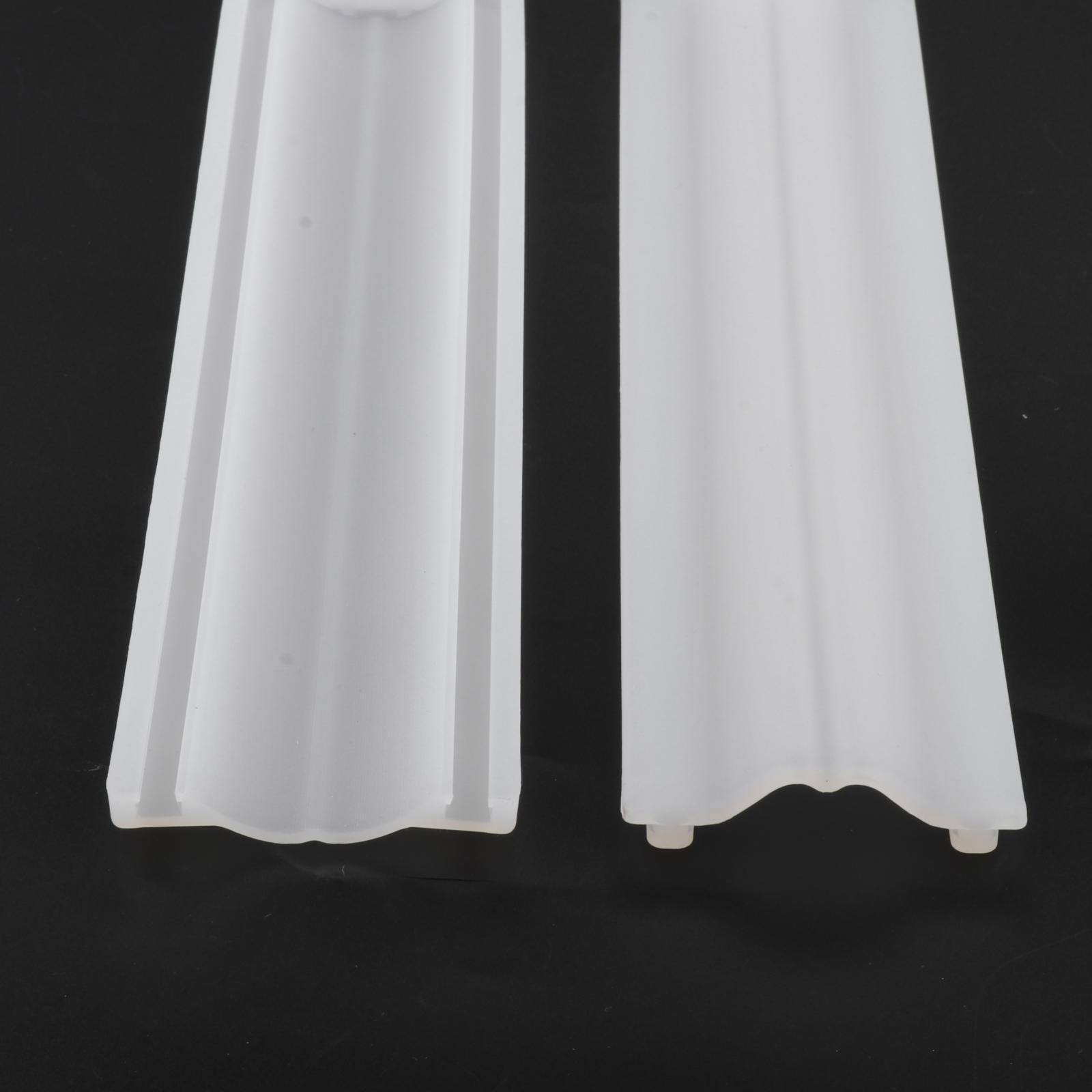 Silicone Tube Column  Embed  Mould 32x6.8x2.55cm Lip
