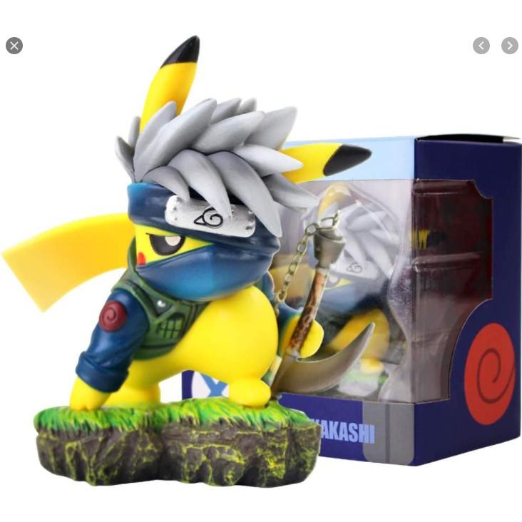 Mô Hình Figure naruto Kakashi Pikachu 11cm