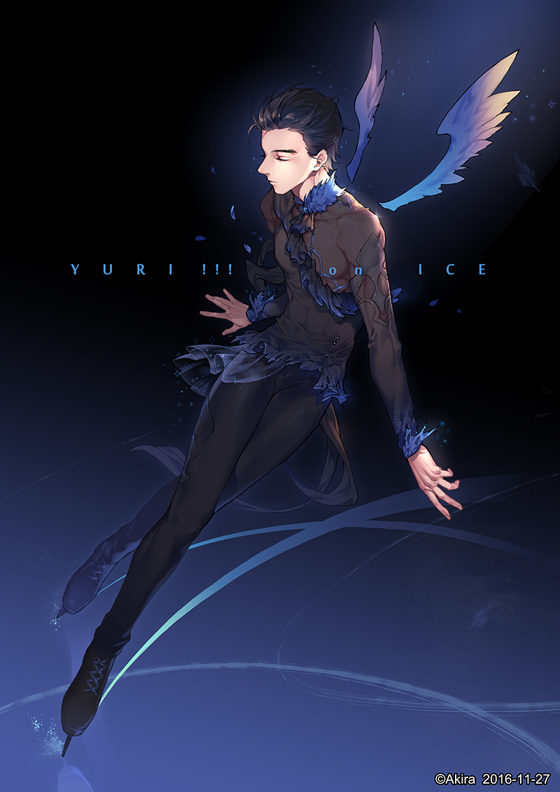 Tranh poster Yuri On Ice khổ A4 combo 5 tấm khác nhau