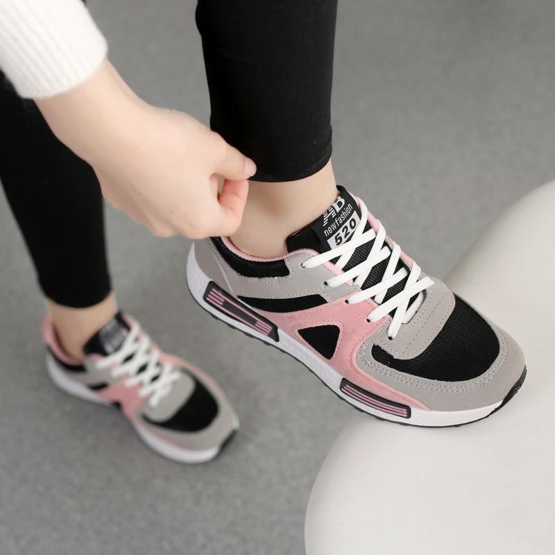 Tenis Feminino 2022 Giày tennis phụ nữ Giày thể thao ngoài trời có khả năng mang theo giày thể thao hấp dẫn Color: Black Shoe Size: 40