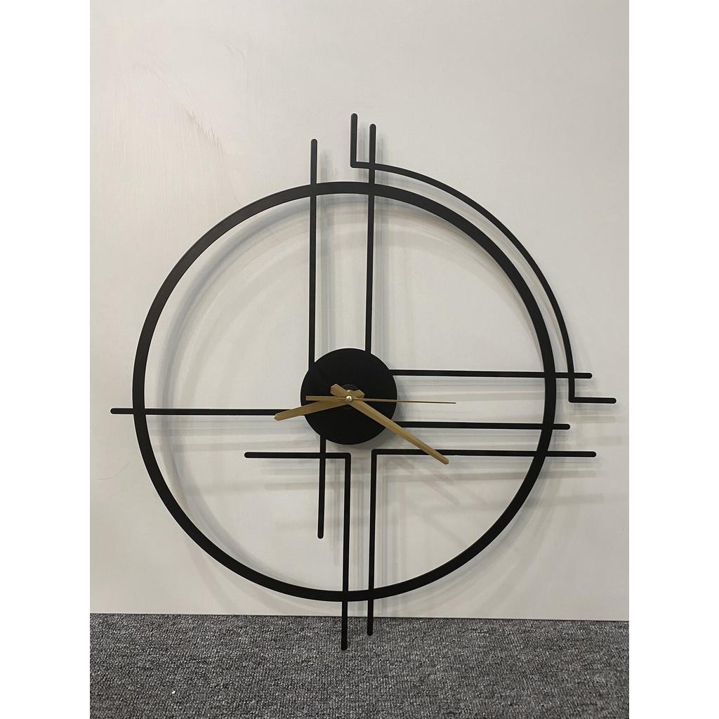 Đồng hồ CNC treo trường Lineal Minimalist, phong cách tối giản, kiểu dáng hiện đại, CNC Metal Wall Clock - Monomi C003