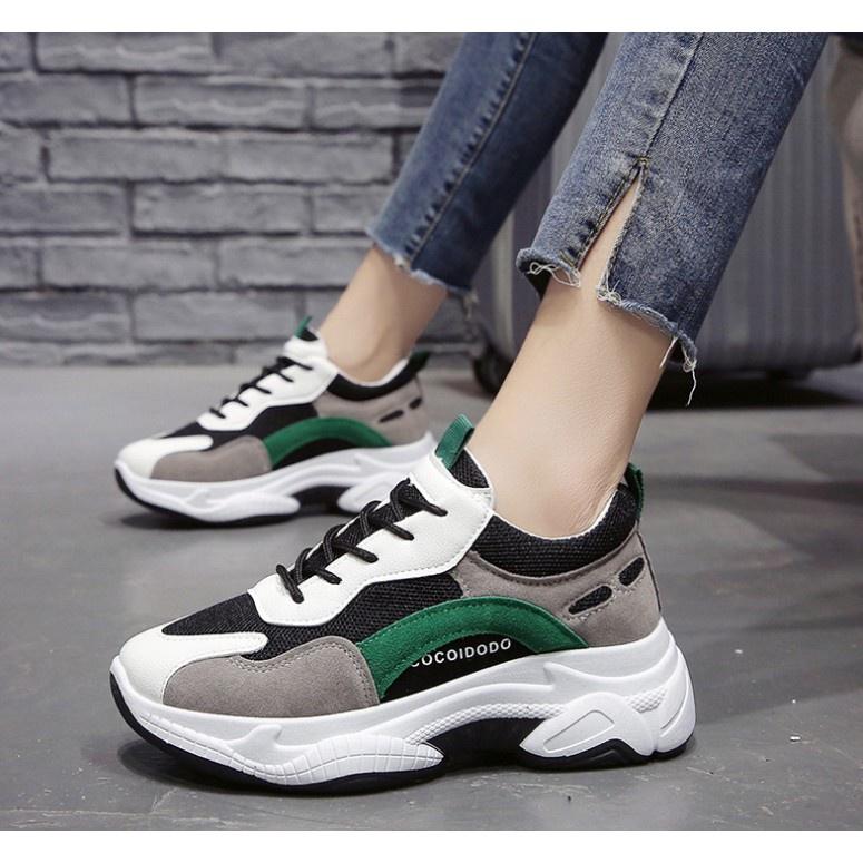 Giày sneaker nữ (xám xanh) 000029