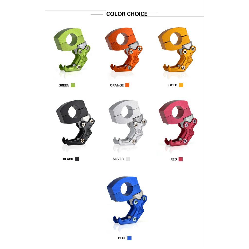 Móc treo hành lý mũ bảo hiểm gắn tay lái xe máy bằng hợp kim nhôm