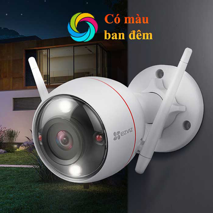 Camera IP Wifi ngoài trời EZVIZ C3W Pro Color Night bản 4MP chính hãng Nhà An Toàn