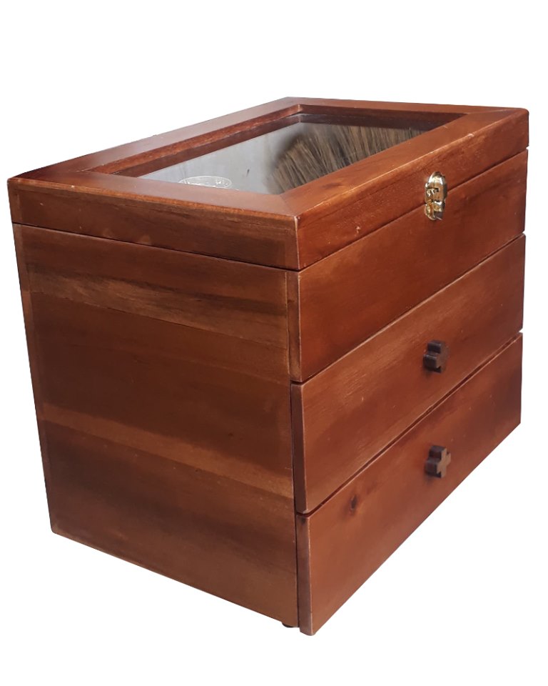 Hộp để đồng hồ, mắt kính, trang sức, Tặng để để điện thoại độc đáo - hộp gỗ được làm 100% gỗ được sơn bảo vệ kiểu dáng sang trọng hiện đại giúp bảo vệ đồ dùng bên trong
