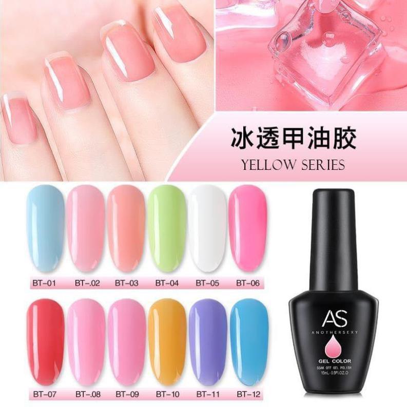 Sơn gel As đen chính hãng set BT chất đặc, mịn, chuẩn màu