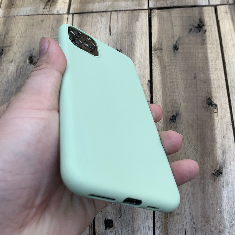 Ốp lưng dẻo mỏng dành cho iPhone 11 Pro - Màu xanh lá