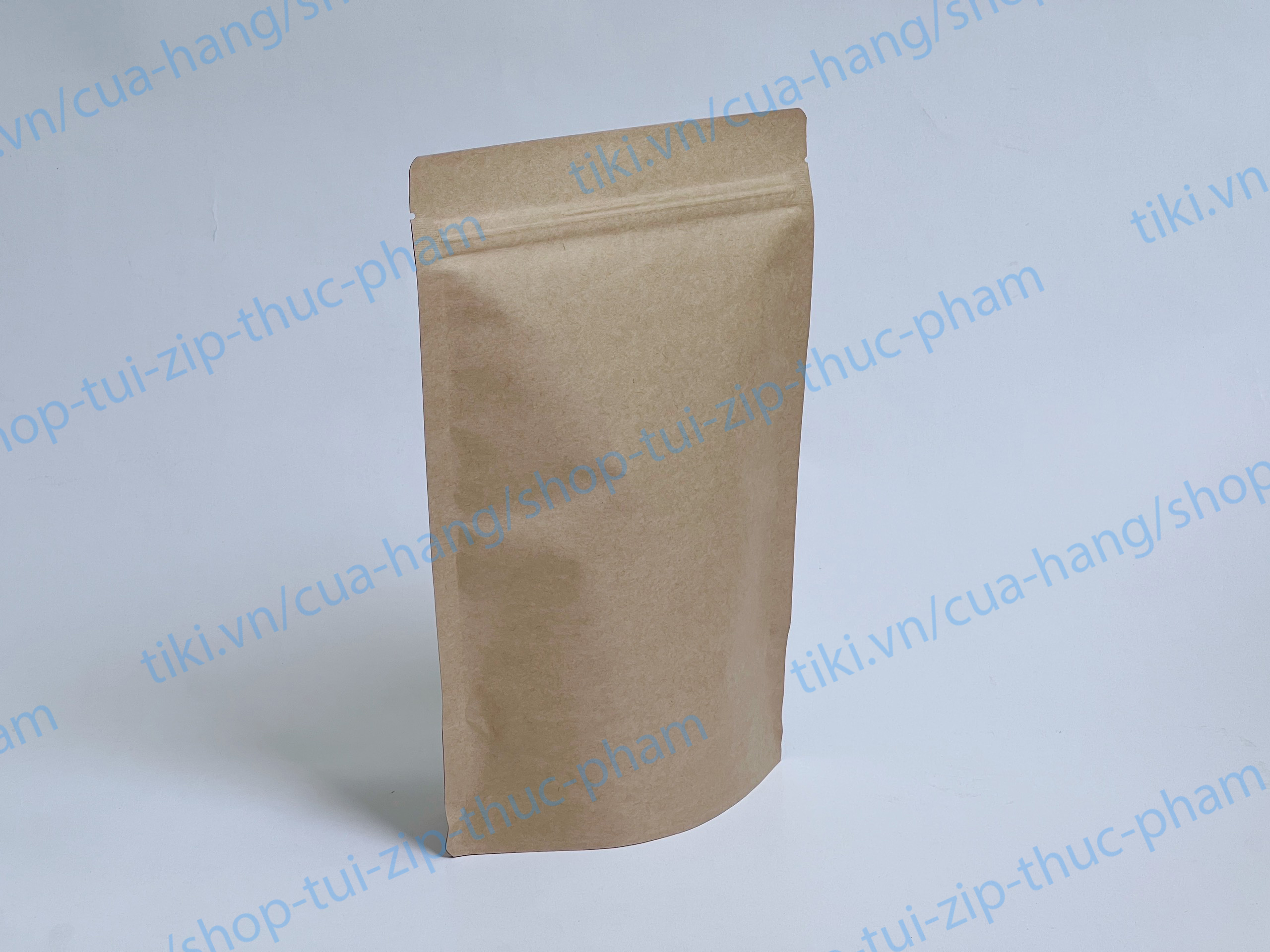 0.5KG Túi Zip Hai Mặt Giấy Kraft Đựng Thực Phẩm Khô Trà, Cà Phê (Zip, Zipper, Ziplock túi giấy không cửa sổ) - size