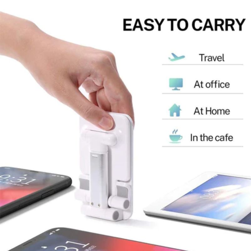 Giá đỡ điện thoại để bàn có thể điều chỉnh và gấp gọn Choetech H88-BK