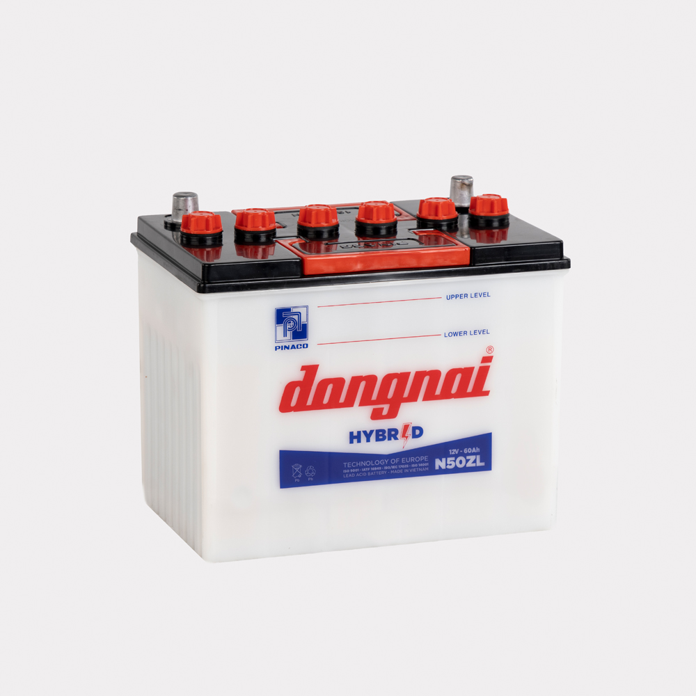 Ắc quy Hybrid Đồng Nai N50ZL | 12V - 60Ah