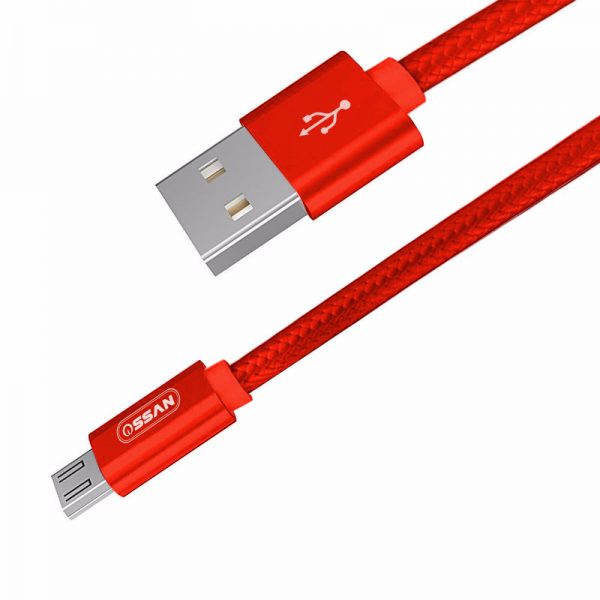 Combo 2 dây sạc nhanh dạng dẹt Micro USB dài 30cm và 1,5m D7M - Ossan - Hàng chính hãng