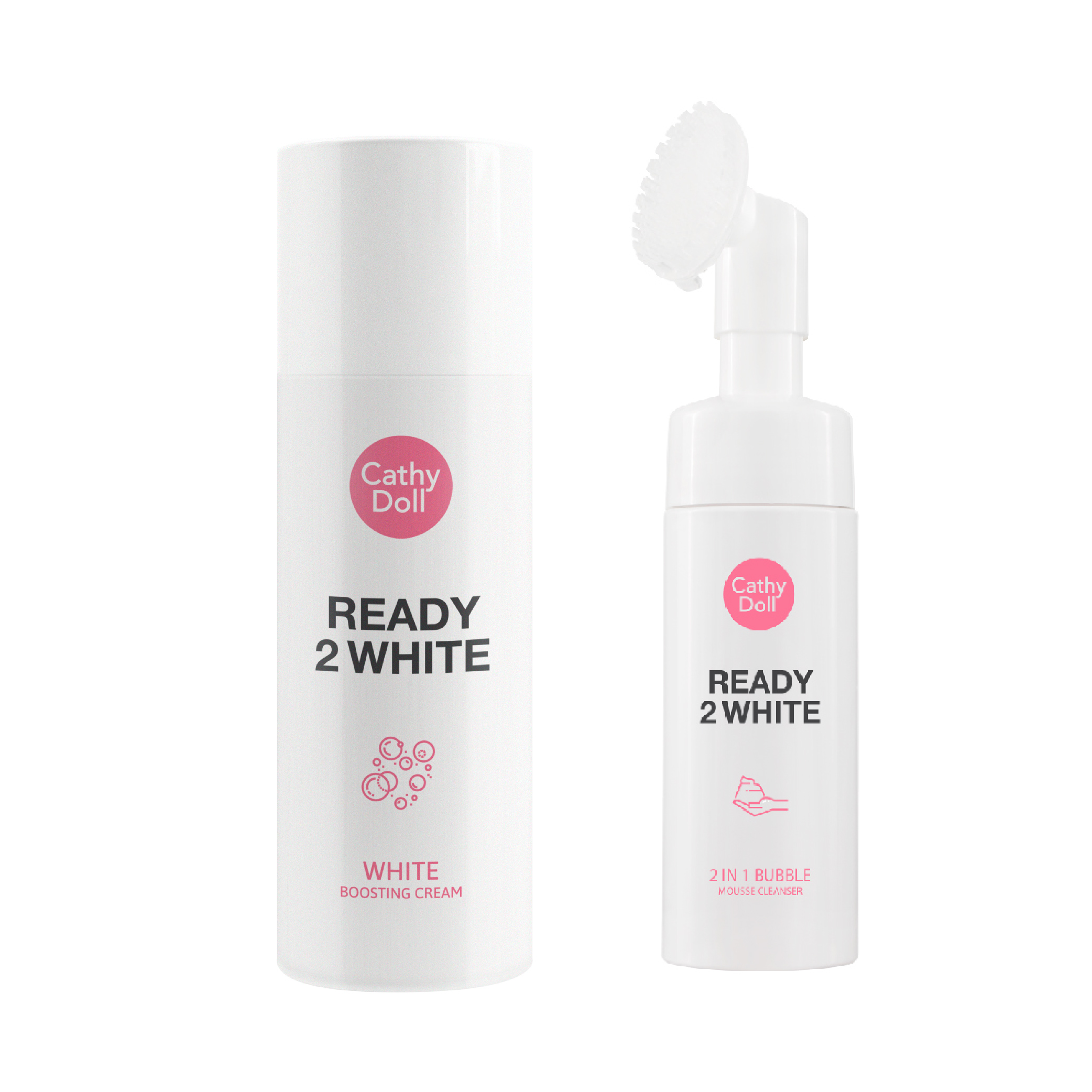 Bộ Sản Phẩm Dưỡng Trắng Cathy Doll Ready 2 White White Boosting Cream 75ml