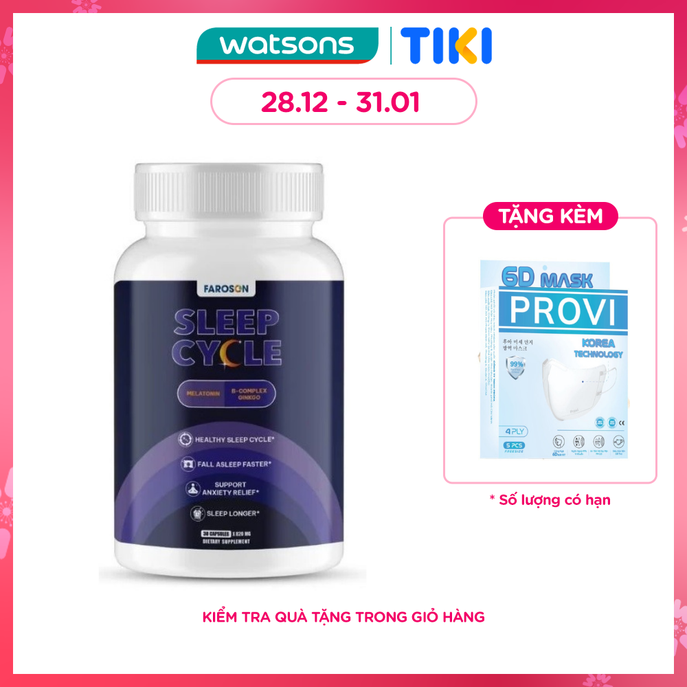 Thực Phẩm Bảo Vệ Sức Khỏe Faroson Sleep Cycle 30 viên