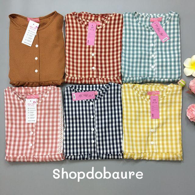 Bộ đồ bầu và cho con bú sau sinh Lửng MÙA HÈ - Thiết kế Độc Quyền, chất thô thái mềm cho bà bầu -