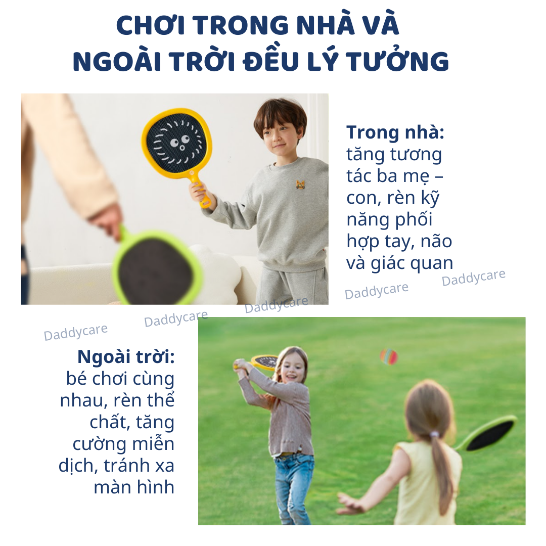 Vợt cầu lông trẻ em Mideer Kids Junior Racket, đồ chơi vận động cho bé