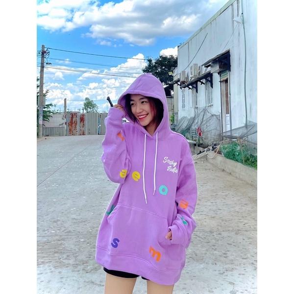 Áo Khoác Hoodie TEXT SHY Unisex More simple ( Hình thật )