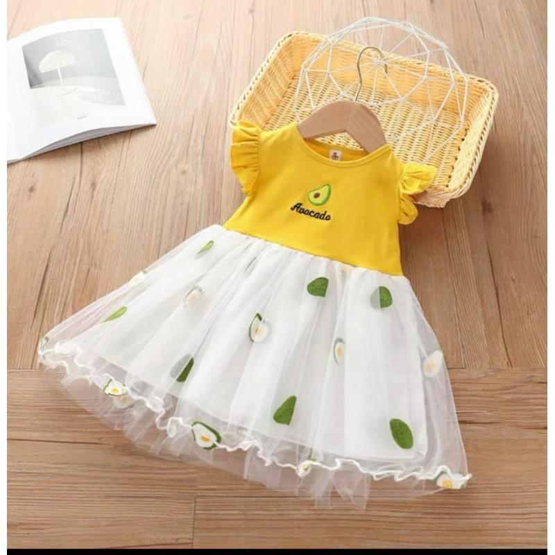 Đầm voan xòe cho bé gái từ 10-18kg