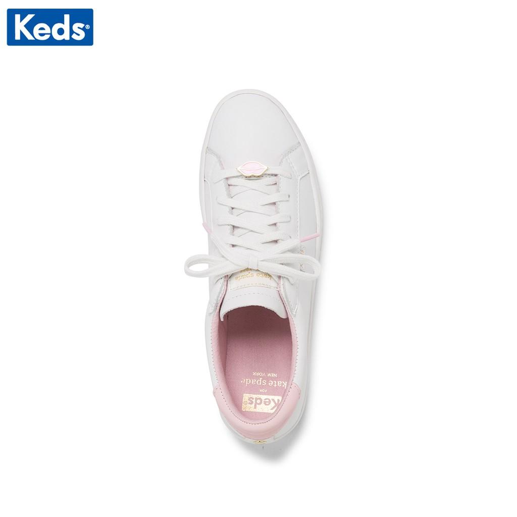 Giày Keds Nữ - Ace Ks Lips Hearts White - KD060491