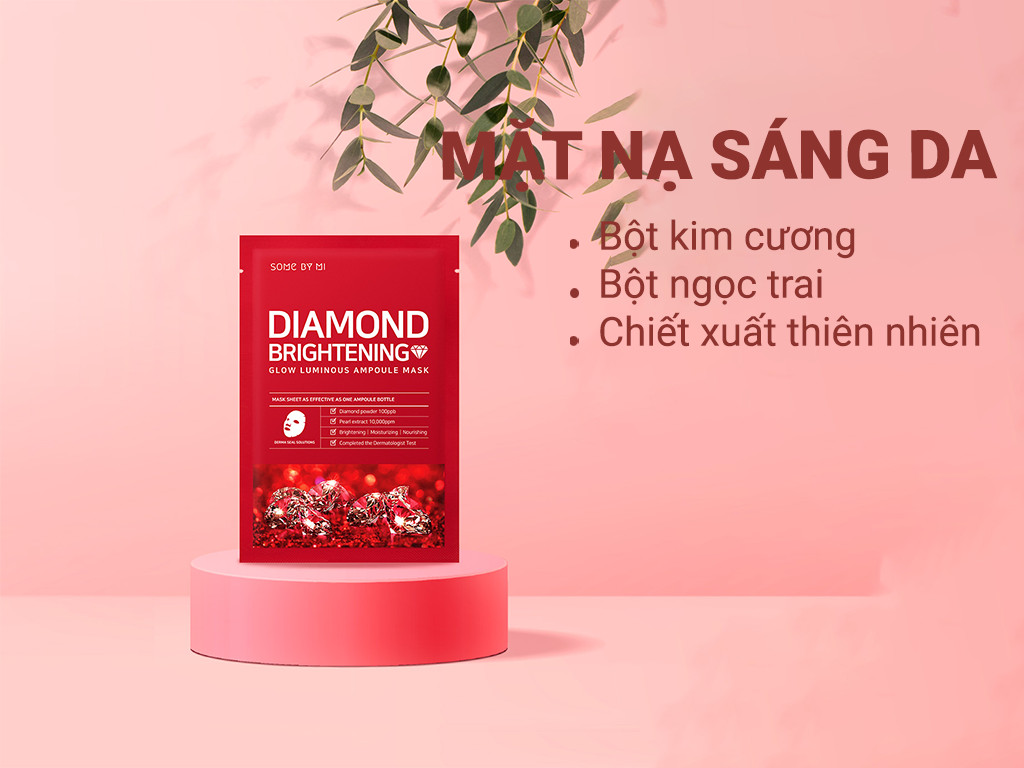 Mặt nạ dưỡng sáng da Some By mi Diamond Brightening Sheet Mask 25g