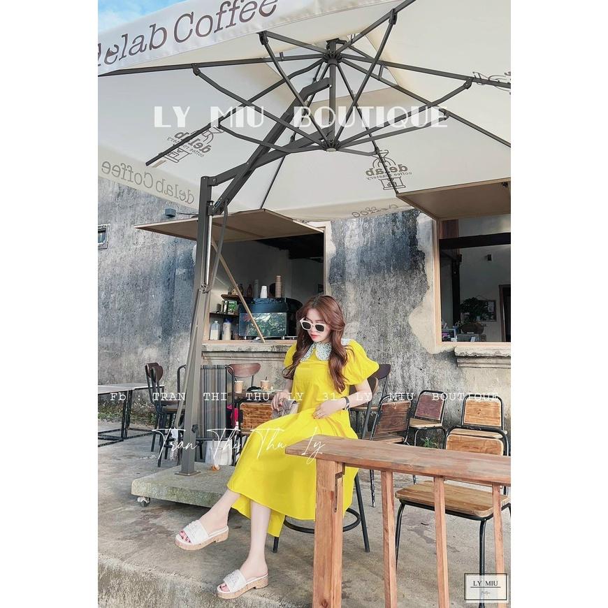 ĐẦM BABYDOLL DÁNG DÀI XÒE CỔ TRÒN CÓ VẠT TAY NGẮN PHỒNG CỰC XINH CHO CÁC TIỂU THƯ NHÀ MEOWSHOP