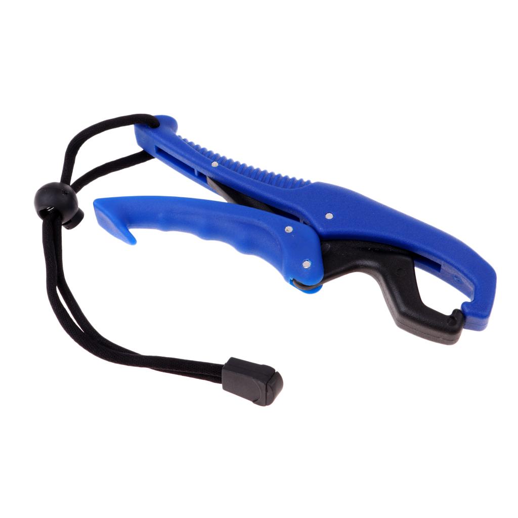Floating Fishing Grip Pliers Grippers Lightweight ABS Fish Lip Grip Blue