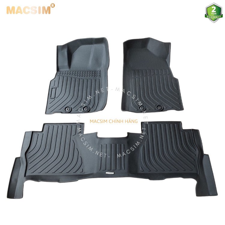 Thảm lót sàn xe ô tô Nissan Terra 2015-2020 (sd) Nhãn hiệu Macsim chất liệu nhựa TPE cao cấp màu đen
