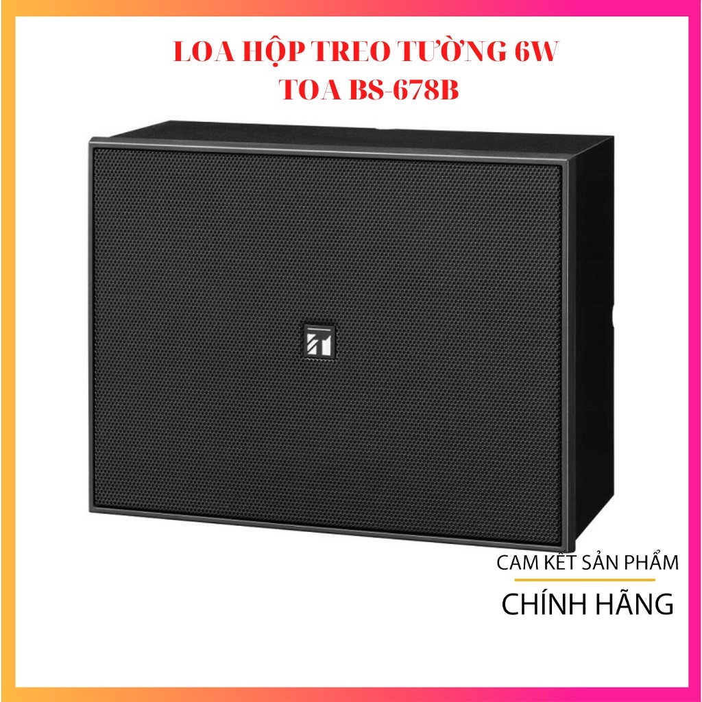 Loa hộp treo tường 6W TOA BS-678B - Hàng Chính Hãng