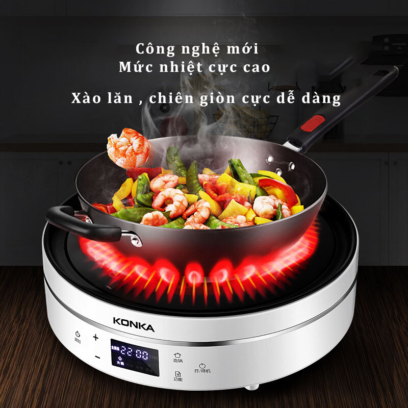 Bếp Điện Từ đa năng KONKA KES-22AS02 -  KES-22AS03 Phù Hợp Nhiều Loại Nồi - Hàng nhập khẩu