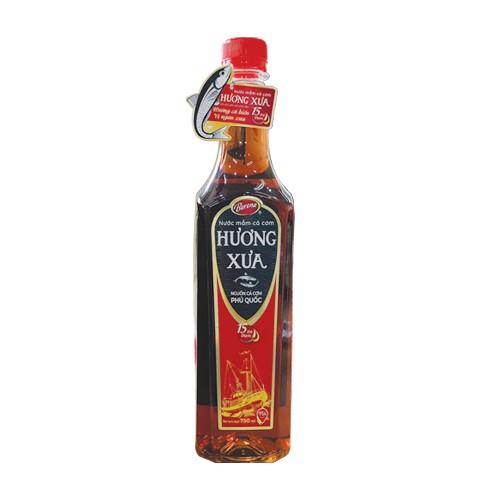 Nước Mắm Cá Cơm Phú Quốc HƯƠNG XƯA 750ml