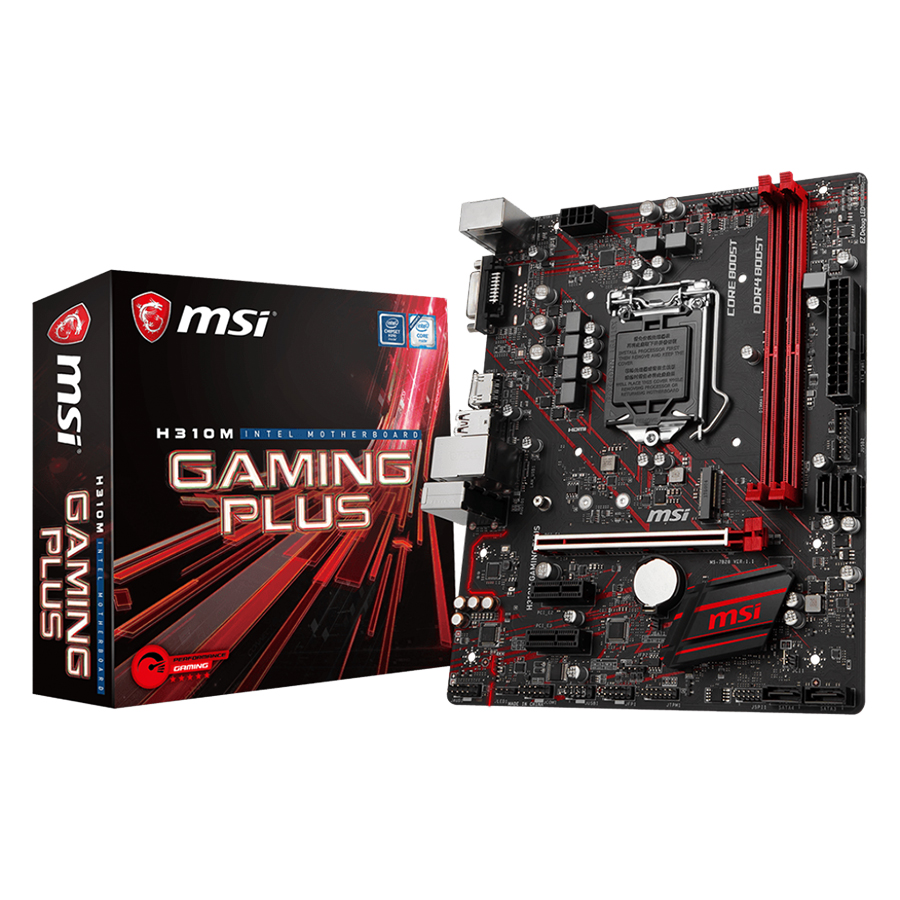 Bo Mạch Chủ Mainboard MSI H310M GAMING PLUS Socket 1151 - Hàng Chính Hãng