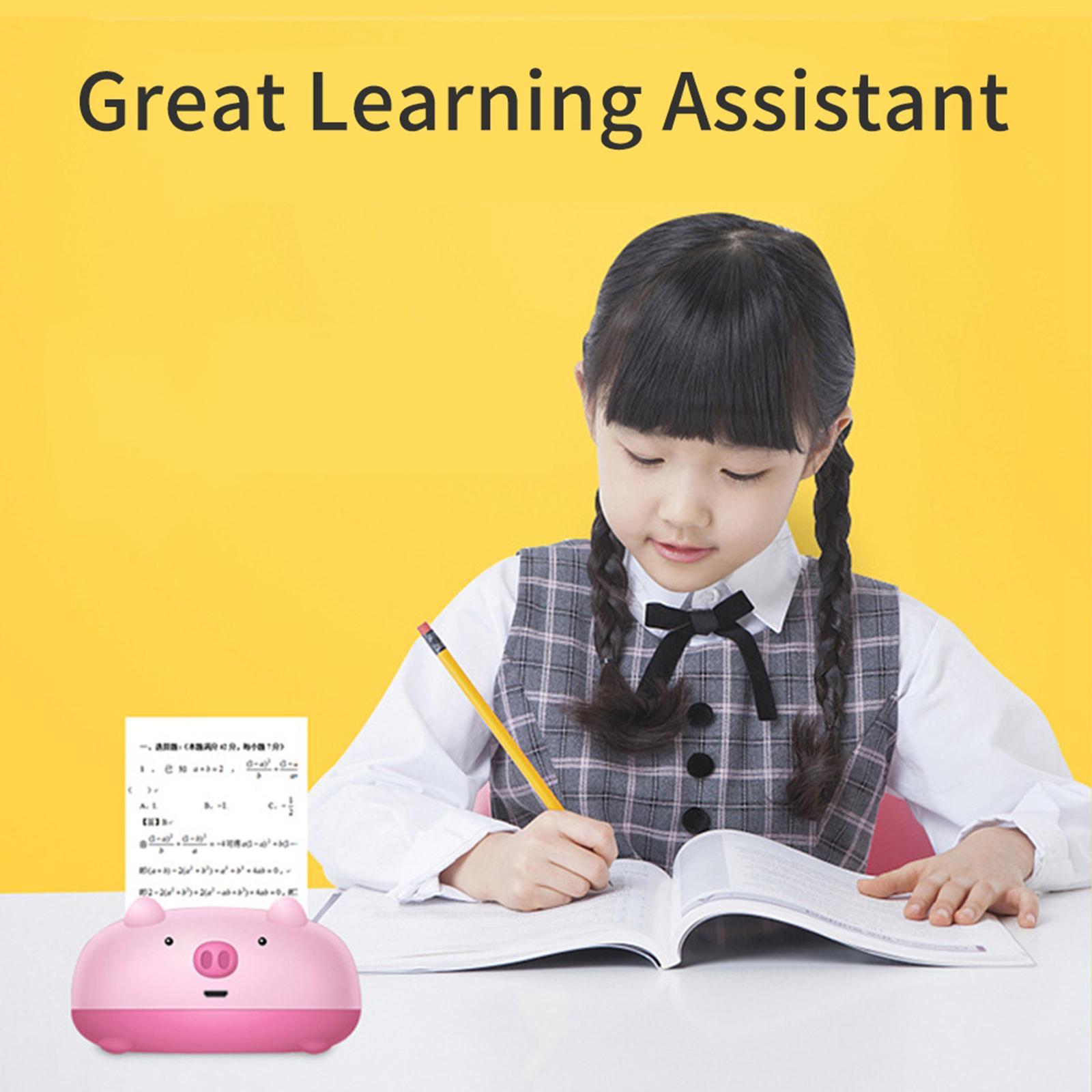 Cute Mini Wireless Pocket Printer 200dpi Thermal Printer Compatible for Journal, Organization, Study Notes Working Assistance, Photos Printing 57x30mm