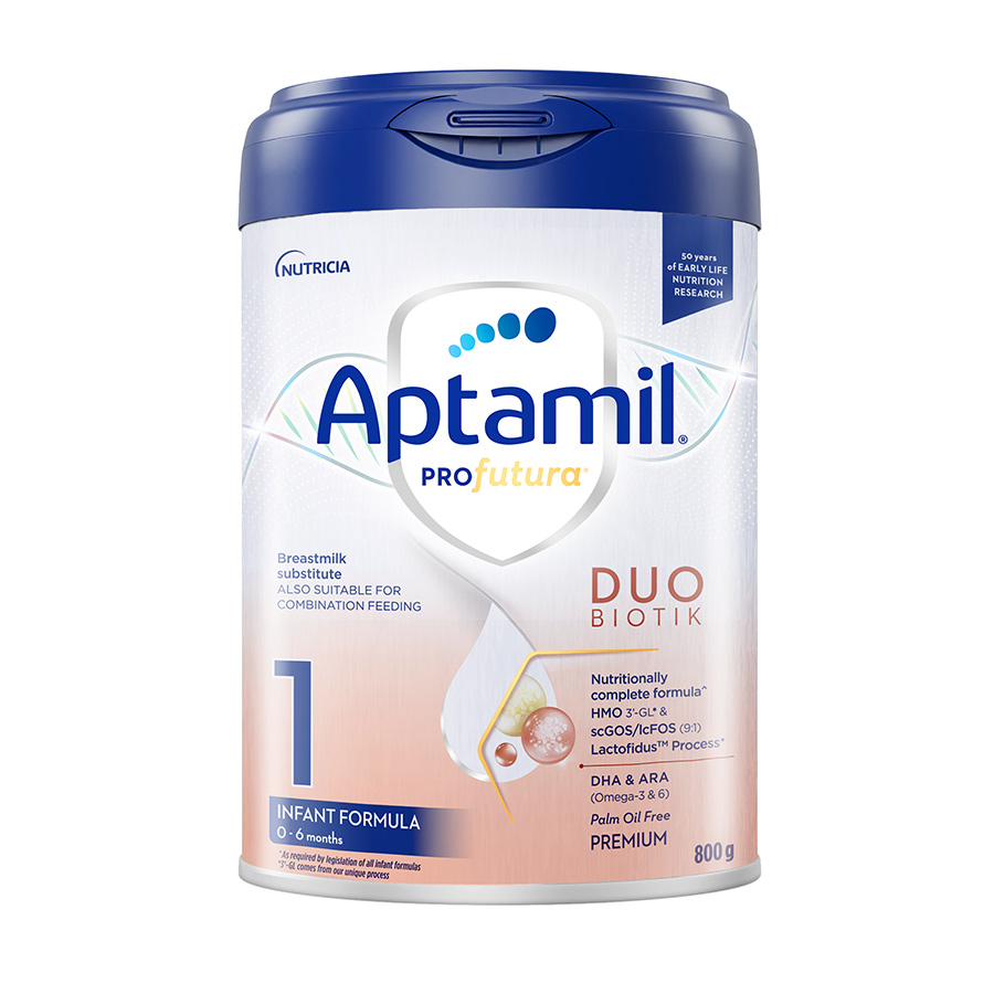 Sản phẩm dinh dưỡng công thức Aptamil Profutura Duobiotik 1 (Dành cho trẻ từ 0 - 6 tháng tuổi) - 800g