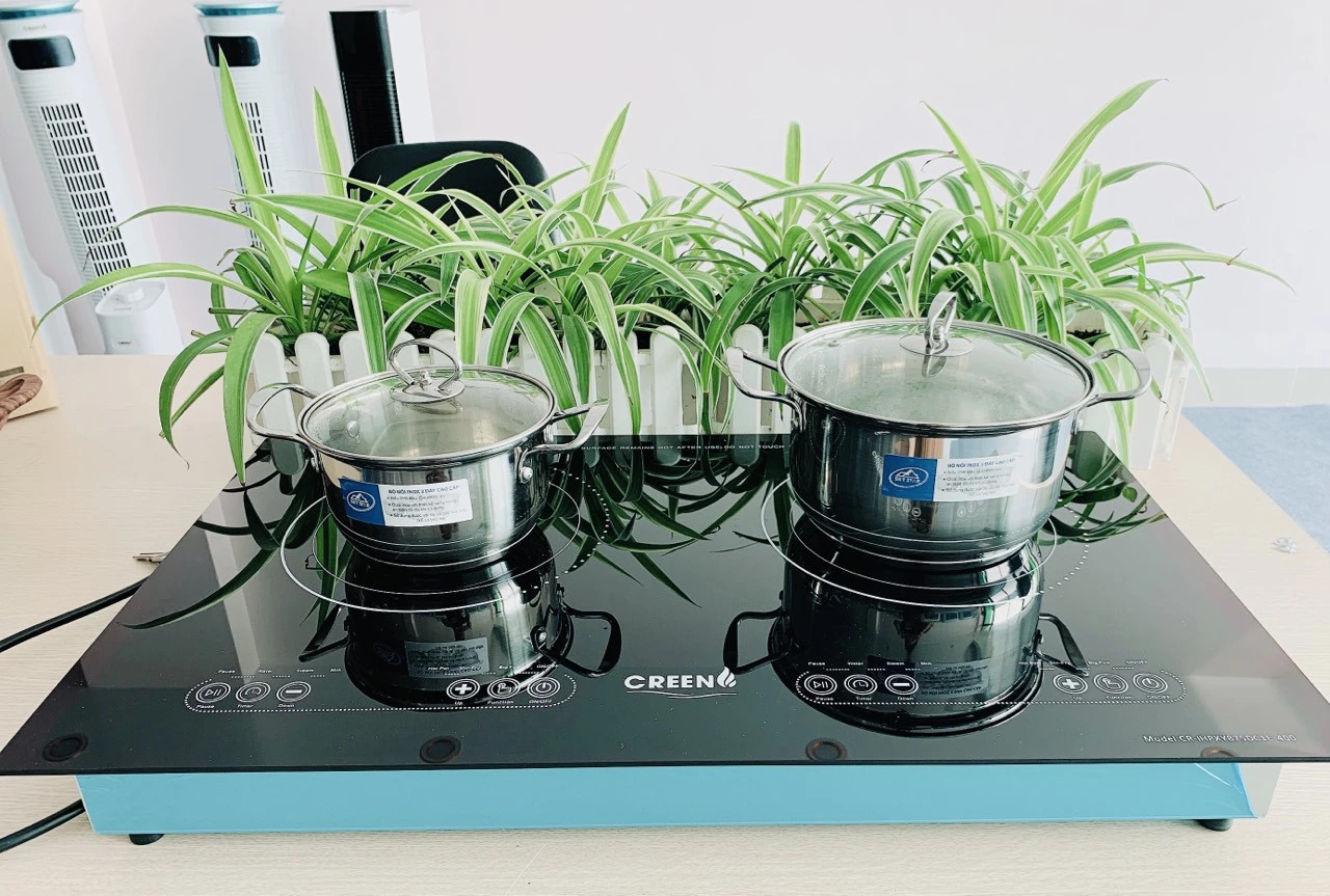 BẾP TỪ ĐÔI CREEN CR-IHPXY875DC1E-400 Hàng chính hãng