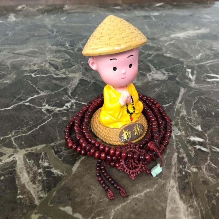 Bộ tượng 4 không ngộ ngộ trang trí trên taplo ô tô, xe hơi, bàn làm việc cao cấp - Mã sản phẩm 72599