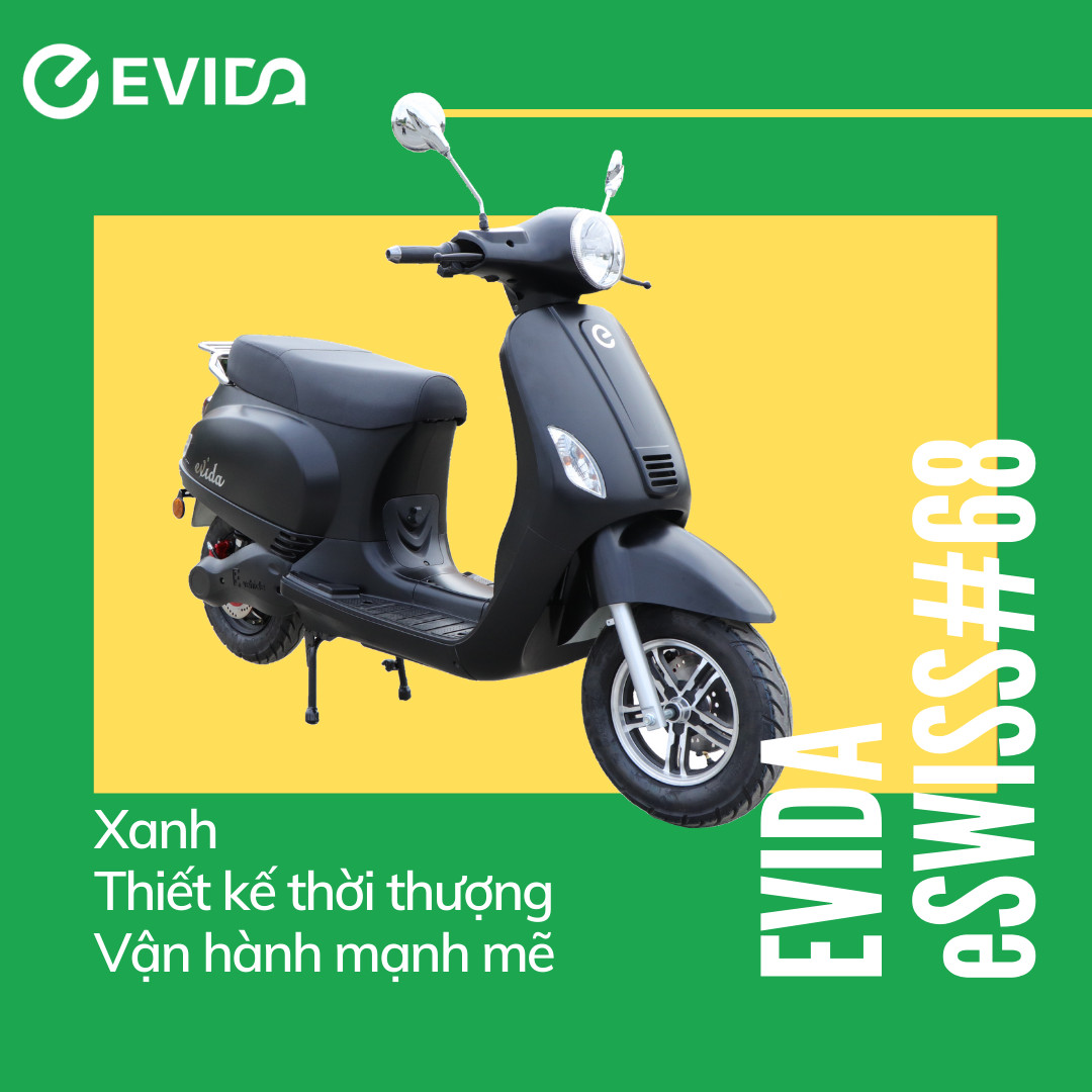 Xe máy điện EVIDA eSWISS#68