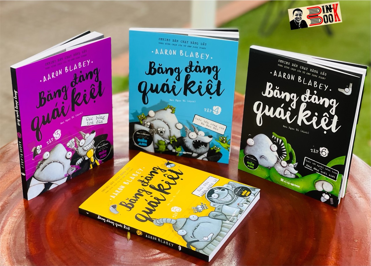 [Combo 4 tập 3,4,5,6] BĂNG ĐẢNG QUÁI KIỆT tập 1 – 6 - Aaron Blabey - Crabit Kidbooks - NXB Hà Nội