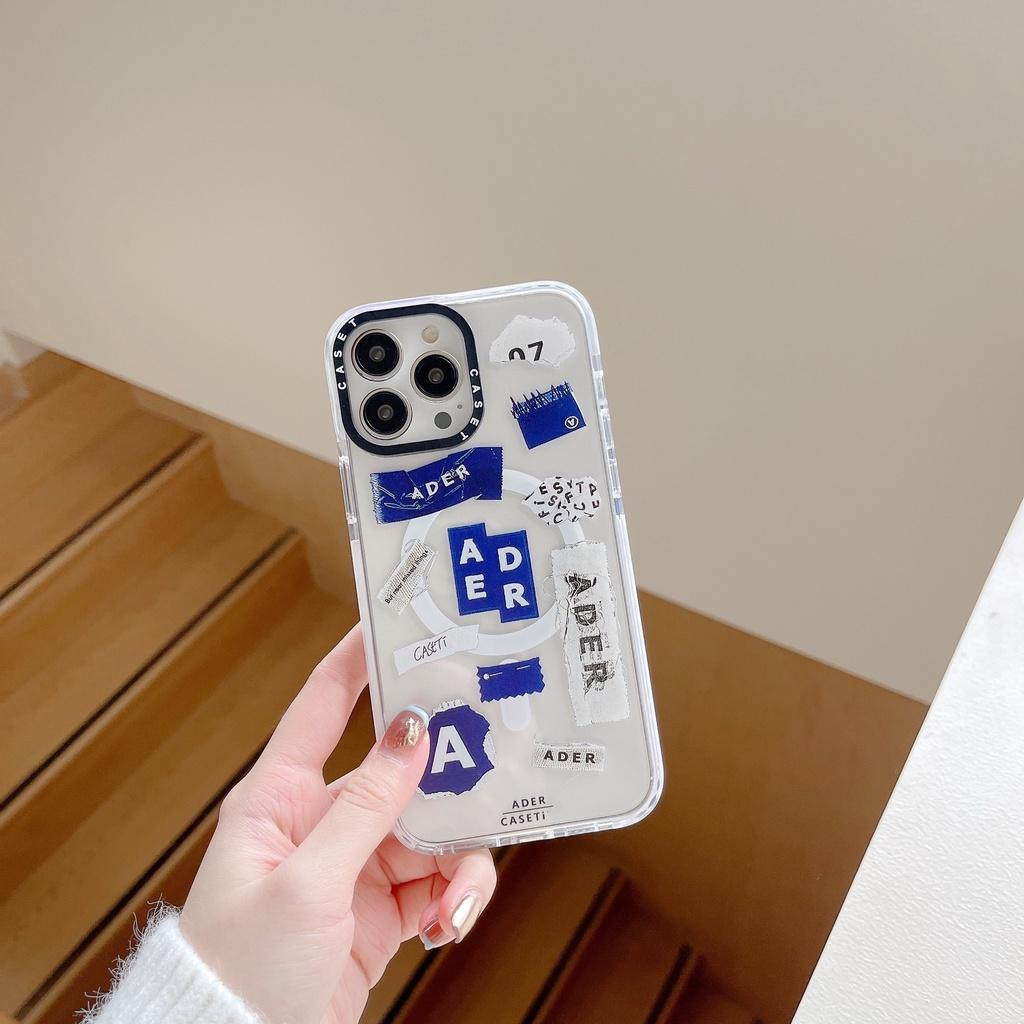 Ốp Lưng Silicon Cho iphone 14 Pro Max / 14 Pro / 13 Pro Max / 12 Pro Max ADER Trong Suốt - Bum Store Galaxy Case
